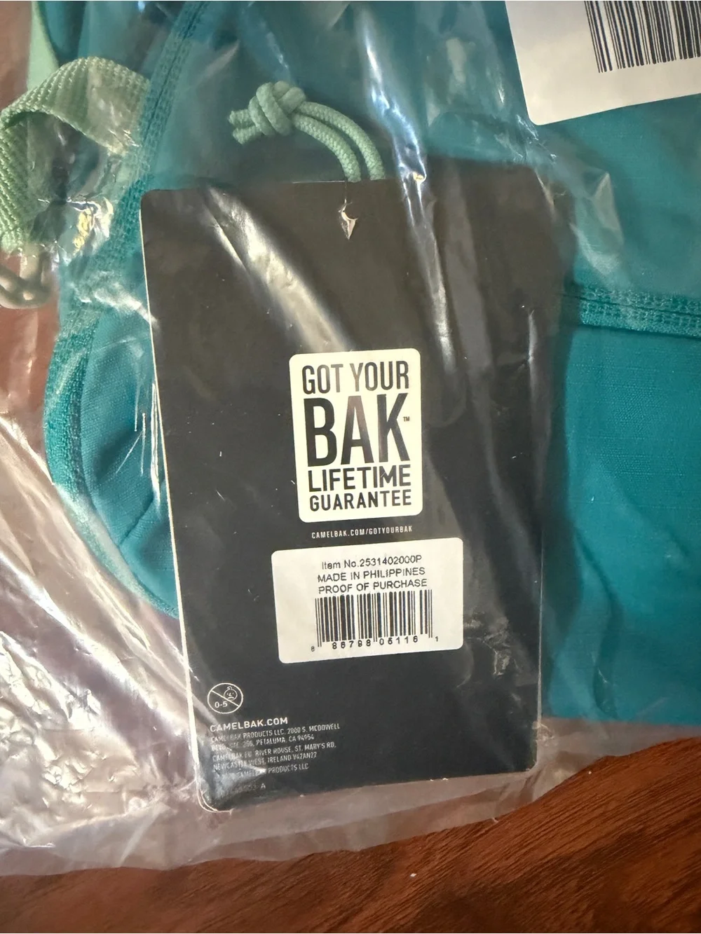 Camelbak design comfort